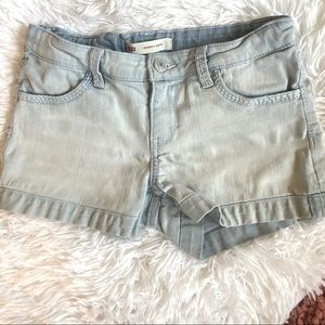 📚4/$20 Levi’s Shorty short girls size 12 denim